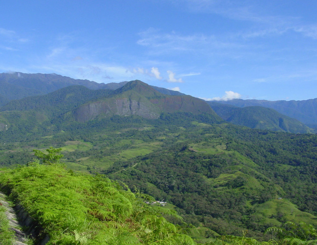 Afloramiento de Areniscas - Roca reservorio o yacimiento