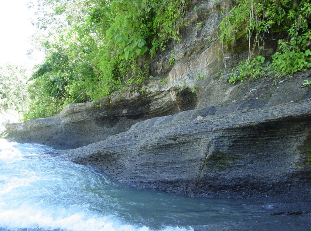 Afloramiento de Areniscas - Roca reservorio o yacimiento